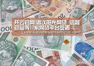 开云官网|倡议阳光网贷 信融财富等11家网贷平台签署《自律公约》(图3) 开云电竞